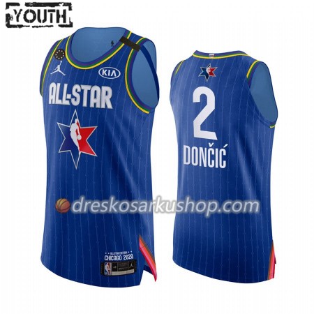 Dječji NBA Dres Dallas Mavericks Luka Doncic 2 2020 All-Star Jordan Brand Kobe Forever Plava Swingman